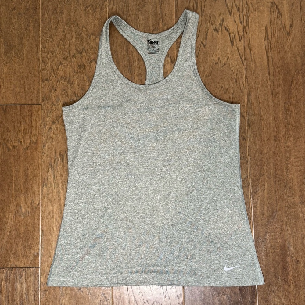 Nike Women's Heather Gray Tank Top